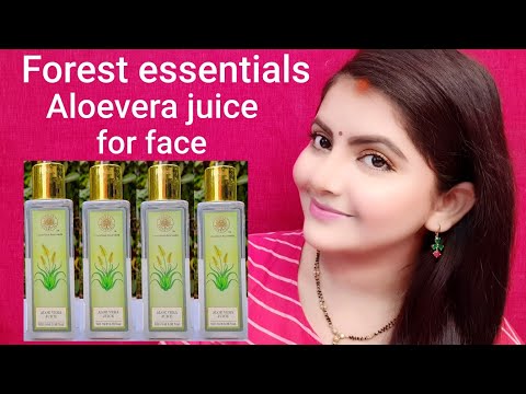 Forest Essentials Aloevera Juice review & demo | Aloevera Juice for facial & deep hydration |  RARA