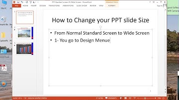 How to Change PPT Slide Size របៀបផ្លាស់ប្តូរទំហំស្លាយ MS PowerPoint