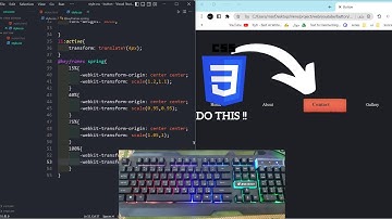 ASMR Programming - Coding Button Hover UI - No Talking