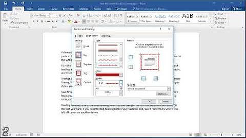 Shortcut key to insert page border in Word: Shortcut key to open Borders and Shading