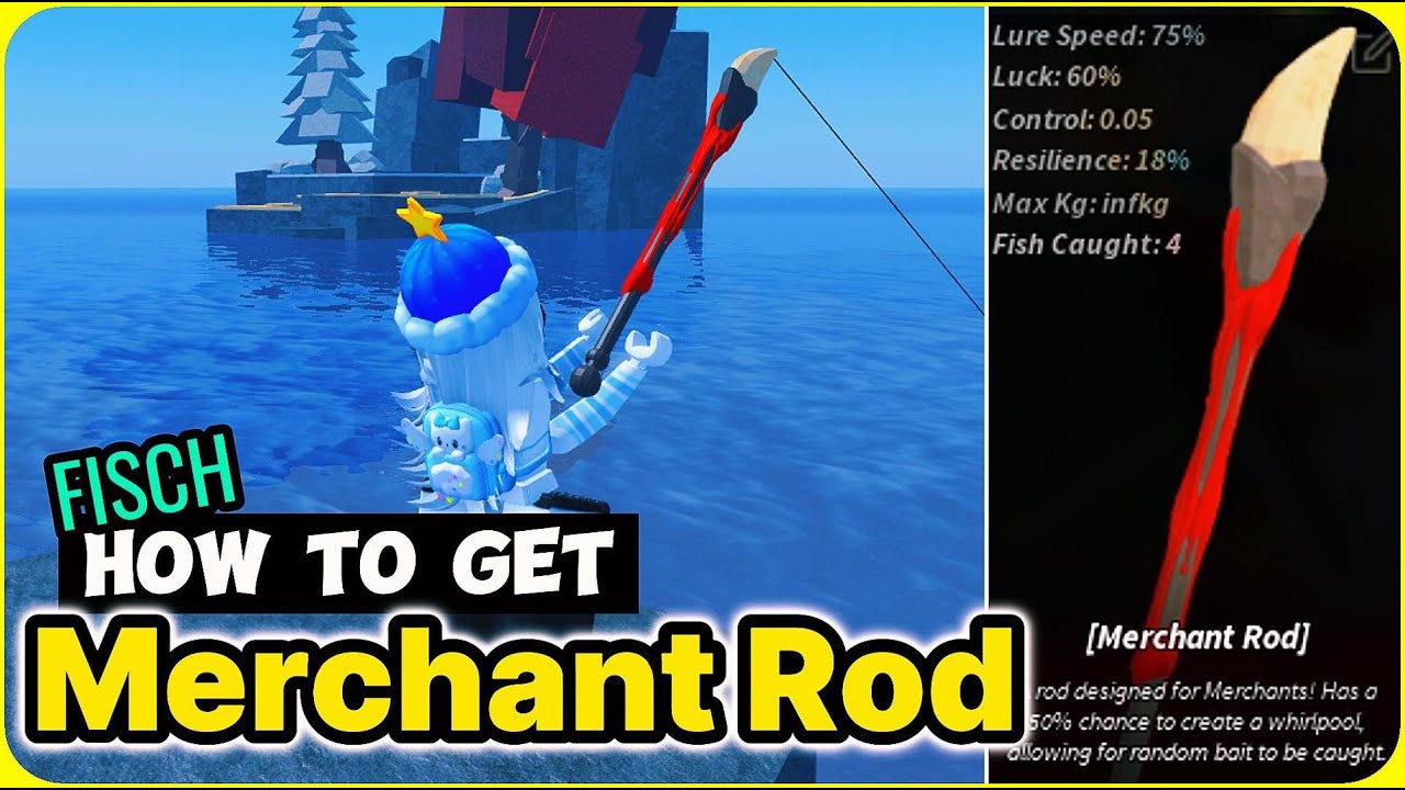 Как получить MERCHANT ROD + Showcase (Fisch)
