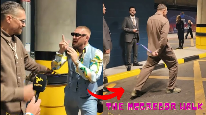 Oleksandr Usyk meets Conor McGregor & IMITATES HIM 😂