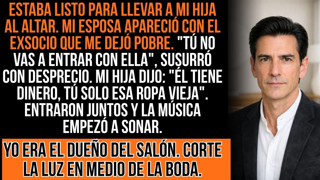 Mi Esposa Llevó A Su Amante A La Boda De Nuestra Hija. Ella Gritó: “¡Él Es Mi Padre Ahora!”