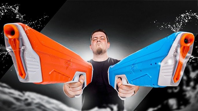 🔫 Spyra Two Electronic Water Gun Super Blaster Duel - Red and Blue Duel 🚚✅