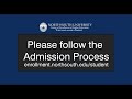 NSU online admission process | NSU enrollment process