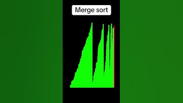 Merge sort animation [with sound] #algorithms #coding #computerscience #datastructures #mergesort