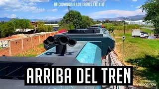 Nos subimos al tren / encuentro de 2 trenes, 120 vagones al sur y el otro de 106 vagones al norte