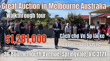 #165. Toàn cảnh đấu nhà khu người Việt ở Springvale Melbourne Australia 🇦🇺