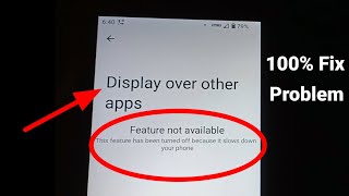 Jio phone next display over other apps problem solve || Jio phone next feature not available problem screenshot 2