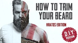 HOW TO TRIM YOUR BEARD AT HOME  KRATOS DIY EDITION