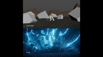 Animatic vs Final #houdini #sidefxhoudini #houdinifx