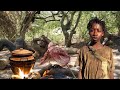 Hadzabe Tribe Hunters||Forest Masters||Hunted Alot Of Wild Meat And Wild Berries