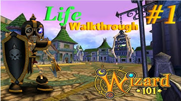 Wizard101 Life Walkthrough #1: Rattle Them Bones! W/ Kissing Scales