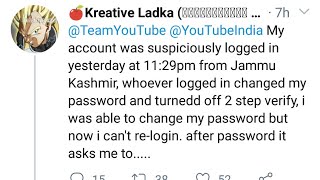 @Kreative Ladka so kreative bhaiya channel got hacked plz help him