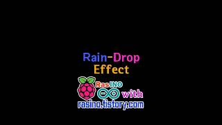 【 Processing Basic#3 】 Rain-Drop Effect (by 10 random circle)