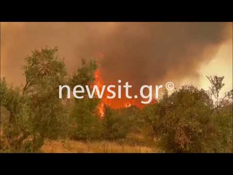 Τυλιγμένη στις φλόγες η Γαλατσώνα