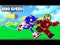 SONIC and THE FLASH SPEEDRUN ROBLOX OBBYS