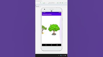 horizontal scrollview in android🔥 android studio #youtubeshorts