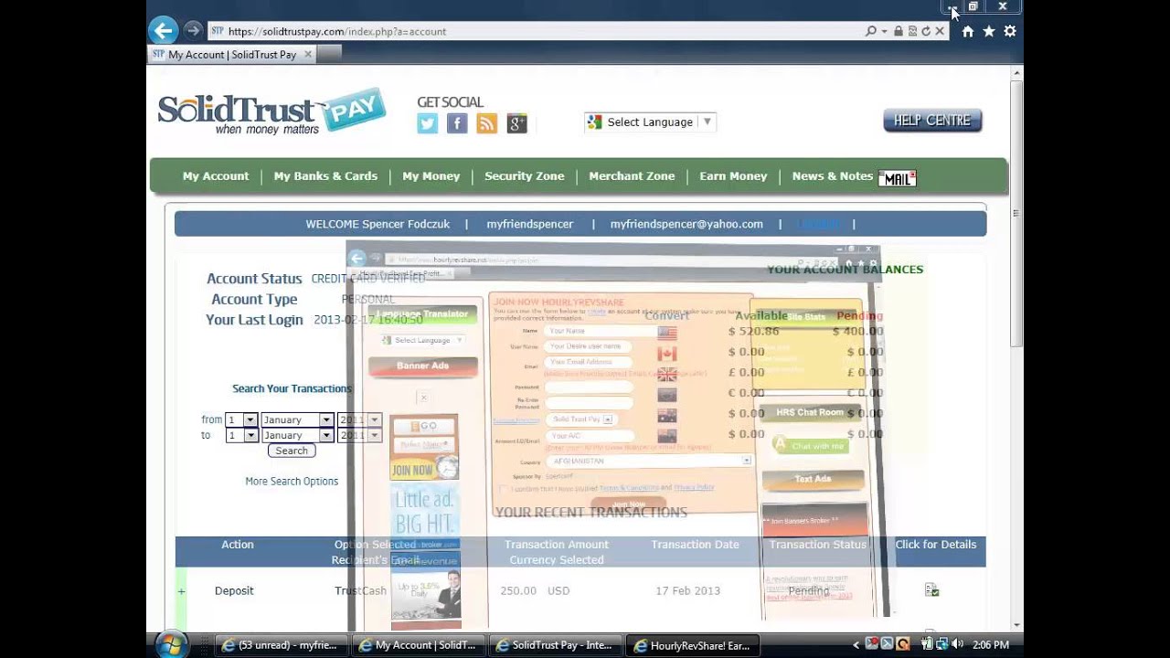 How to Set Up Solid Trust eWallet for Online Income - YouTube