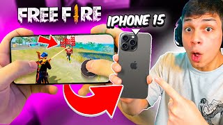 ME COMPRÉ EL NUEVO IPHONE 15 PRO MAX y ASÍ ES JUGAR FREE FIRE EN UN TELÉFONO DE $30,000 *épico*