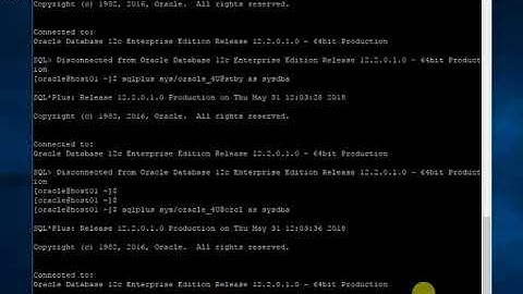Change sys user password in Oracle 12c Datagraud