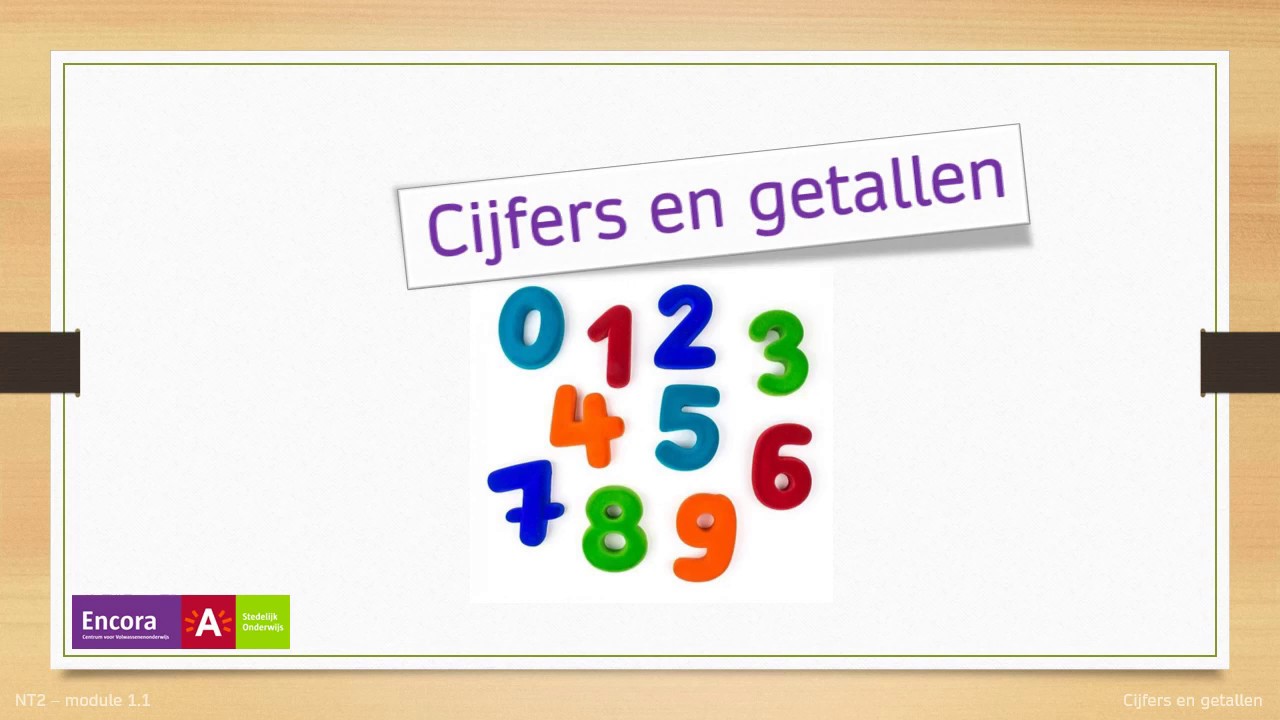 1.1 Cijfers en getallen YouTube 1.1 Cijfers en getallen YouTube