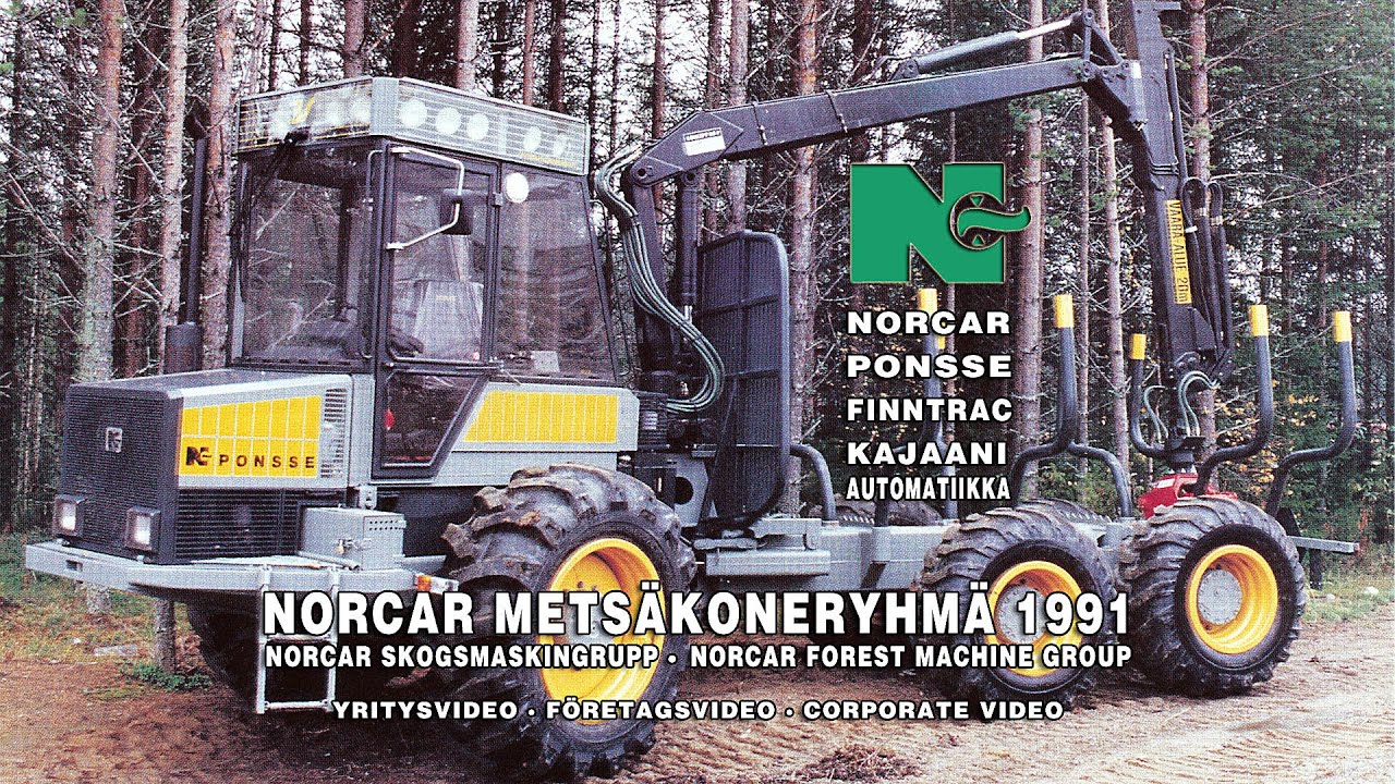 Norcar Metsäkoneryhmä 1991 ▪ Ponsse ▪ Finntrac ▪ Kajaani Automatiikka | Norcar Forest Machine Group