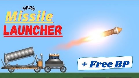 Simplest missile launcher in spaceflight simulator|Free BP|#missilelauncher#sfs#spaceflightsimulator