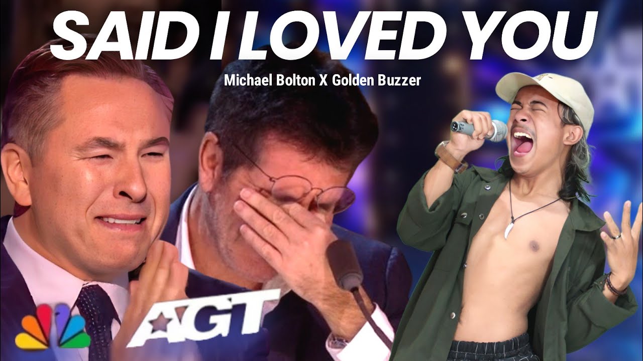 ⁣Golden Buzzer: Filipino participant makes the jury cry when singing the song Said I Loved You