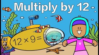 Multiply by 12 Fact Fluency: Under the Sea Math Brain Break