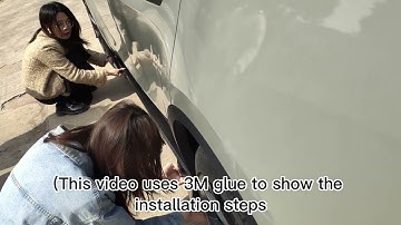 Tesla model y side skirt installation