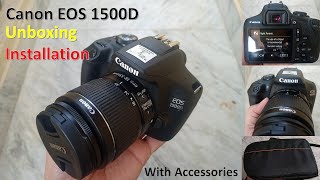 Canon EOS 1500D DSLR - Unboxing & Installation - Real Product Unboxing - Vijaypal Chhapoliya