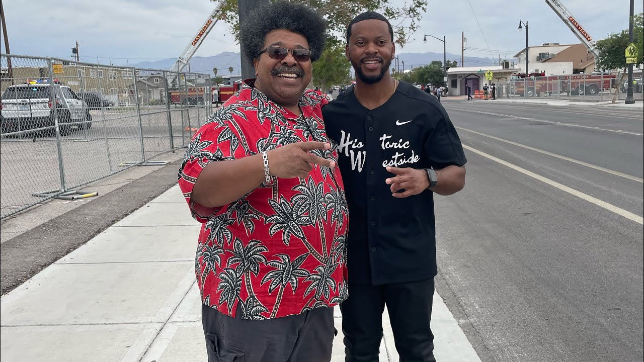 I ran into Commissioner McCurdy at 100 Yr Historic Westside School parade!