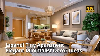 Japandi Tiny Apartment Makeover | Elegant Minimalist Decor Ideas