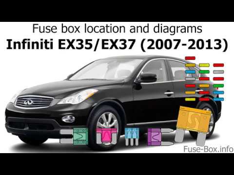 Fuse box location and diagrams: Infiniti EX35/EX37 (2007-2013)