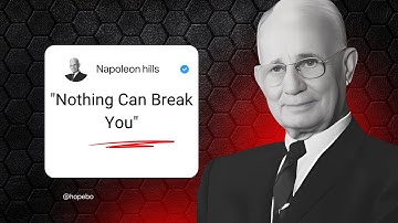 Learn To Act As If Nothing and No One Bothers You - Napoleon Hill