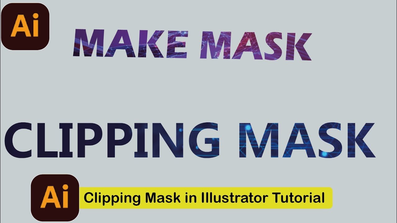 How To Make Clipping Mask In Illustrator| Illustrator Tutorial 2025 ...