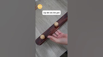 Móc treo gỗ nhỏ mà có võ