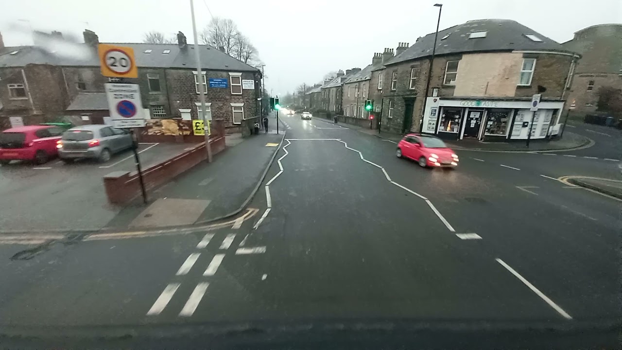 Bus Ride Stagecoach Yorkshire Route 52 Hillsborough to Sheffield Centre, Charles Street 19/12/21