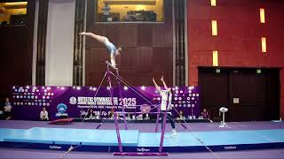 LEV Anastasiia (UKR)_2025 Artistic Junior Worlds - _Qualifications_Uneven Bars