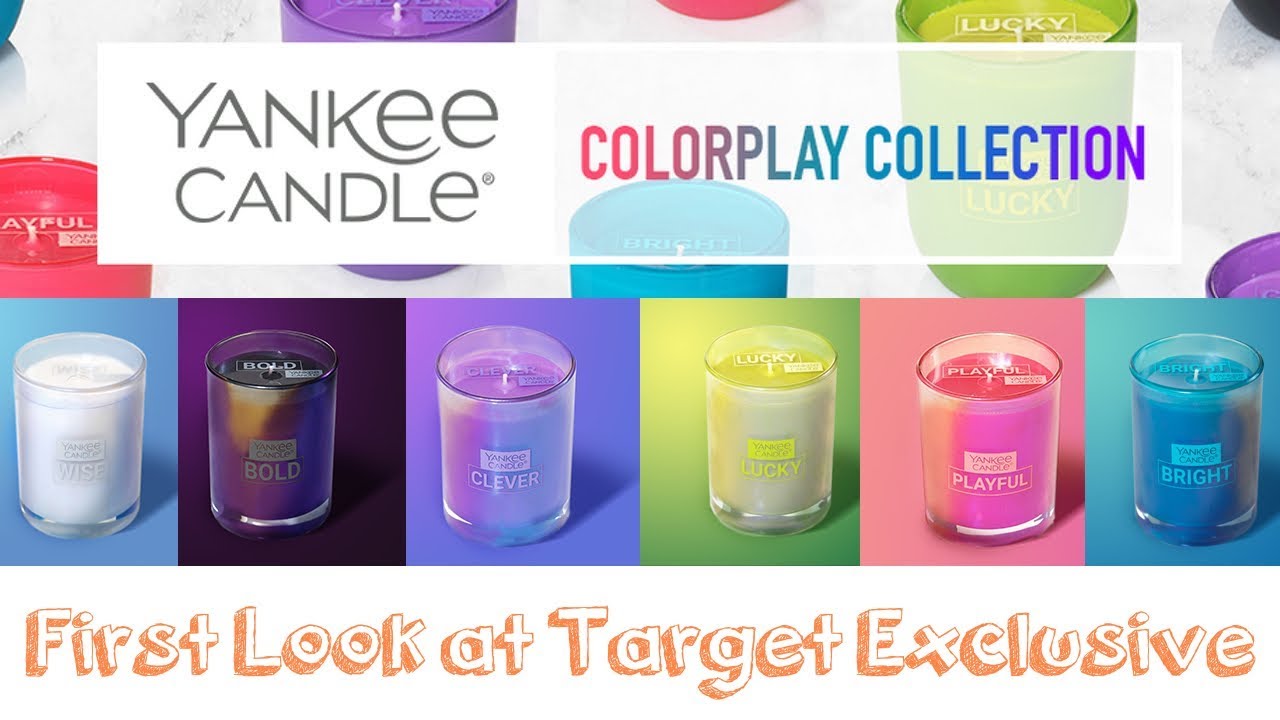 EXCLUSIVE New Target Yankee Candle "Color Play Collection" Review