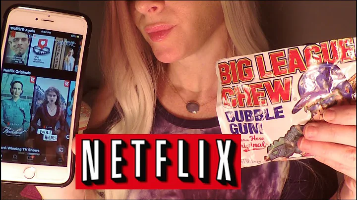 ASMR Gum Chewing, What I watch On Netflix | Tingly Whisper