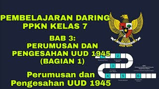 Perumusan dan Pengesahan UUD Negara Republik Indonesia Tahun 1945