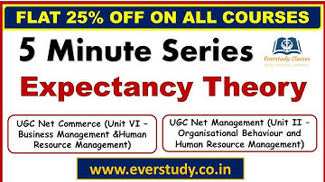 Expectancy Theory | 5 Minute Series | NTA UGC Net Commerce & Management