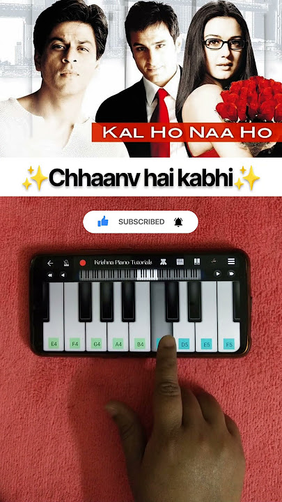 Kal Ho Naa Ho (Title Track) Piano Tutorial