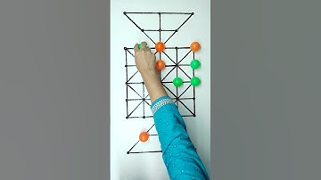 Sholo Guti (Bead 16 Game) #Shorts #Game281