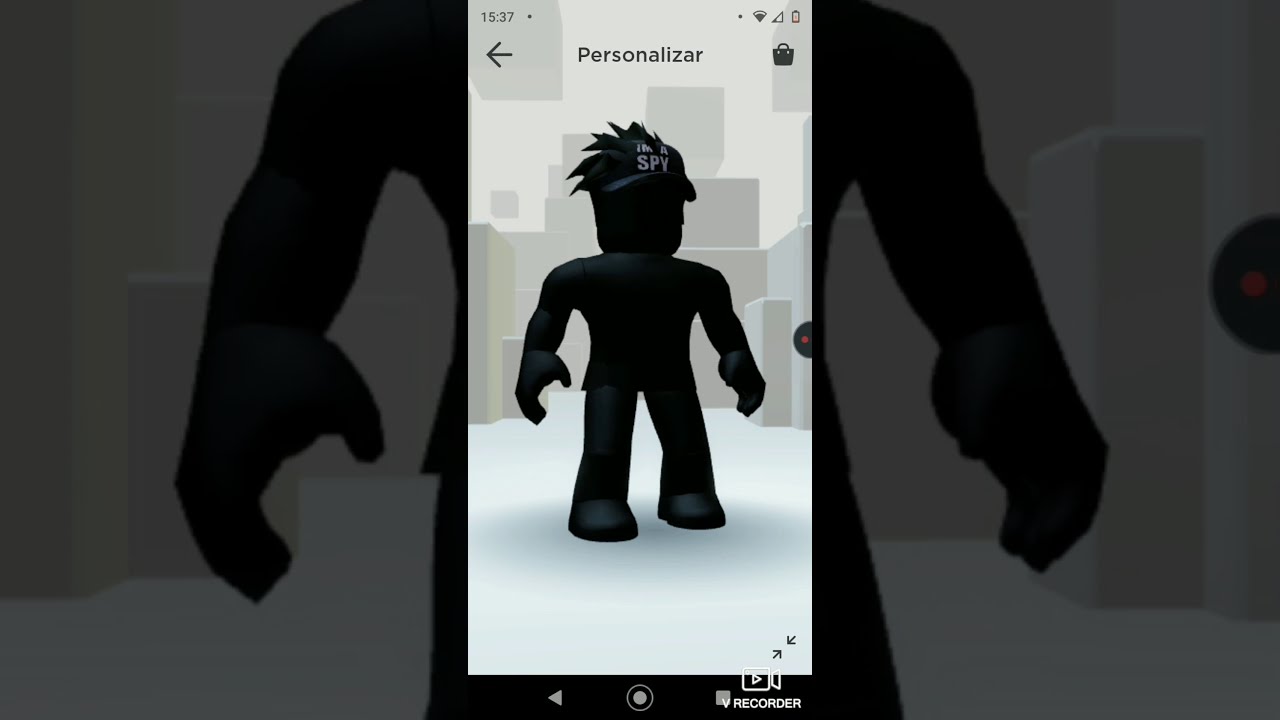 🔥COMO DEIXAR SEU AVATAR TODO PRETO NO ROBLOX PELO CELULAR EM 2022!