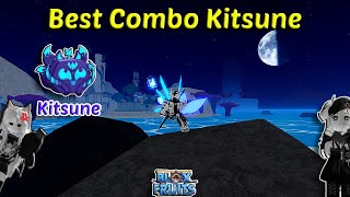 This Kitsune Combo So Broken + God Human + Midnight Blade Blox Fruits Bounty Hunting 30M #update21