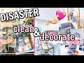 DISASTER CLEAN WITH ME AND DECORATE WITH ME 2020! EASY DECOR IDEAS! CLEANING MOTIVATION!