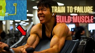 How HARD Should you Train to Build Muscle | What Training to Failure Looks Like